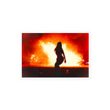 Burning Bike Sticker