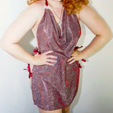 Red Sparkle Divine Disco Dress