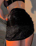Black Sparkle Bikini Cover