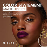 Milani Color Statement Lipstick - Best Red, Cruelty-Free Nourishing Lip Stick in Vibrant Shades,Red Lipstick, 0.14 Ounce