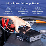 HALO Bolt 58830 mWh Portable Phone Laptop Charger Car Jump Starter with AC Outlet and Car Charger - Gold