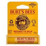 Burt's Bees Beeswax Lip Balm Tube .15 oz (Pack of 12)