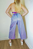 Lavender Sparkle Parachute Pants (PANTS ONLY)