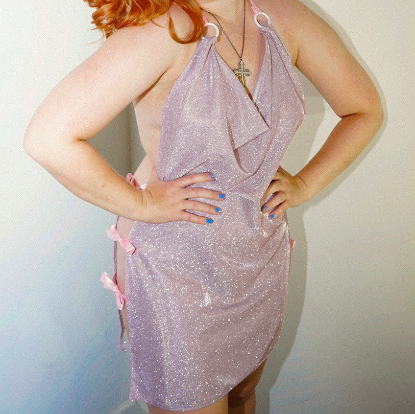 Pastel Pink Sparkle Divine Disco Dress – Bambi Valentino Pastel Pink Sparkle Divine Disco Dress – Bambi Valentino