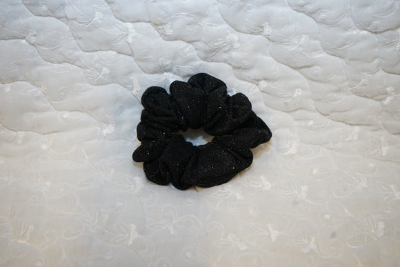 Black Sparkle Scrunchie